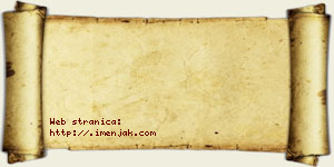 Jovana Jazački vizit kartica